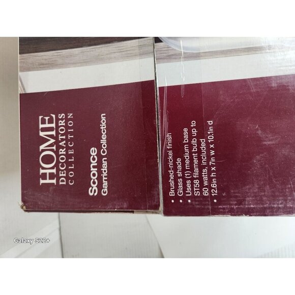 1-Light Brushed Nickel Wall Sconce with Clear Glass Shade - Picture 6 of 12